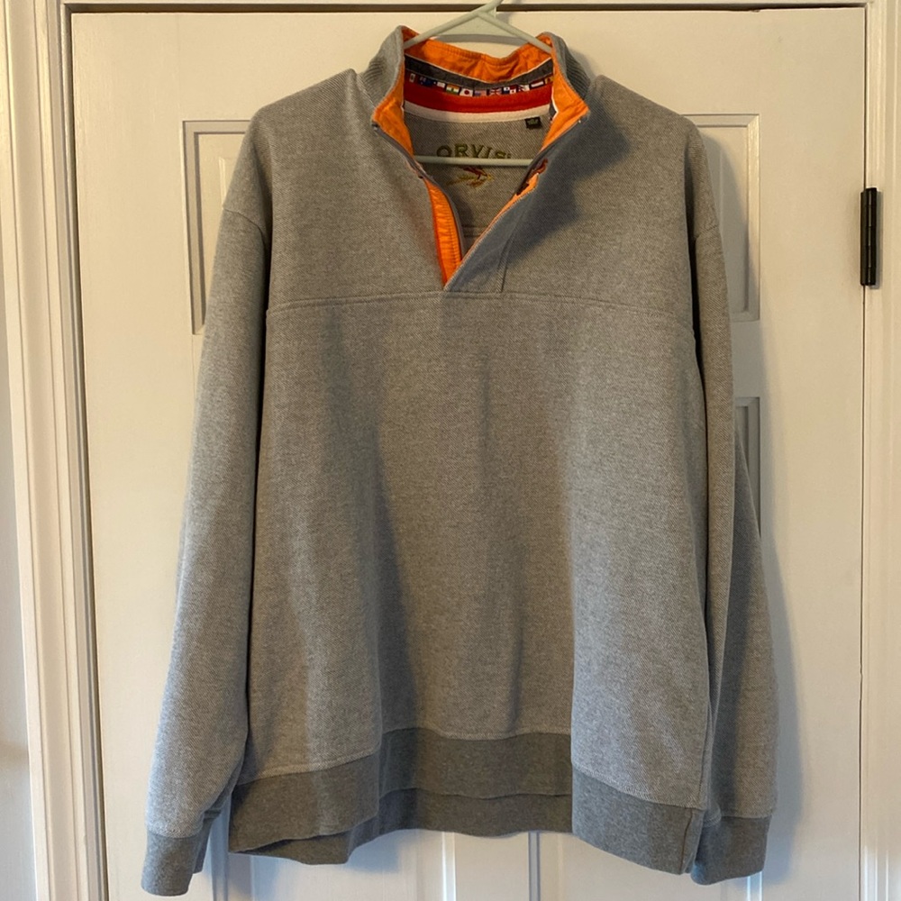 Orvis Men’s 1/4 Zip Pullover Sweater